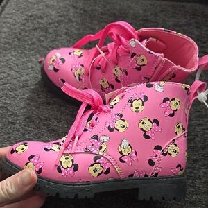 Disney Minnie Mouse Pink Kids Boots